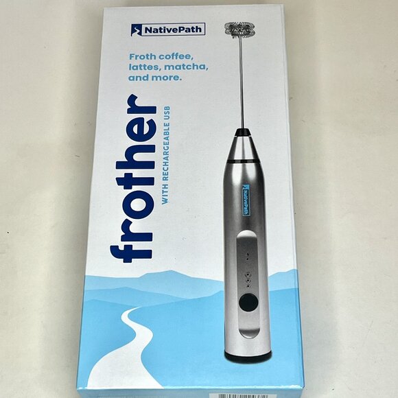 Milk Frother * Native Path * USB Charge * New in Box - Picture 3 of 3